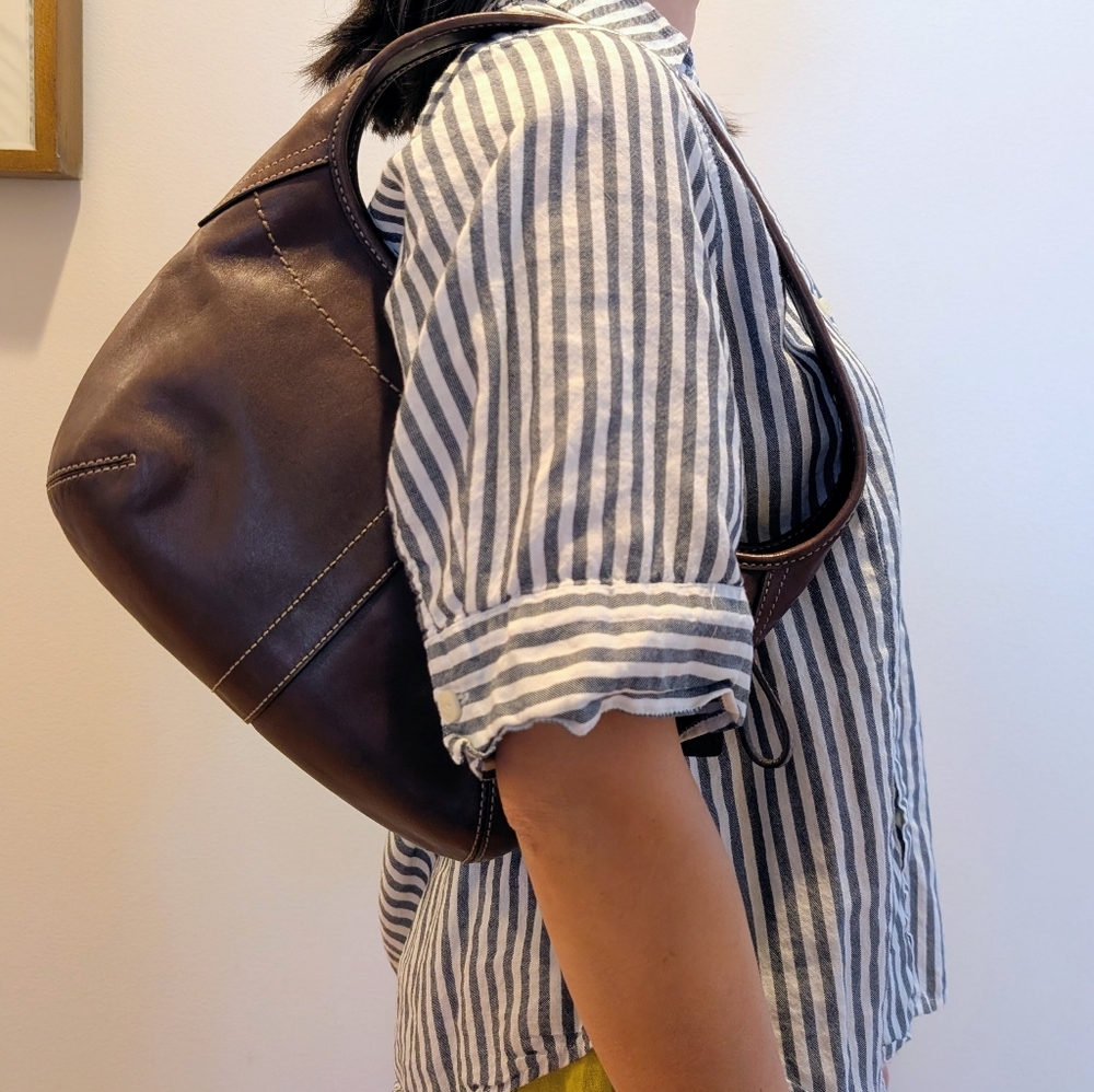 Coach Brown Leather Ergo Small Hobo Bag - Picture 7 of 7